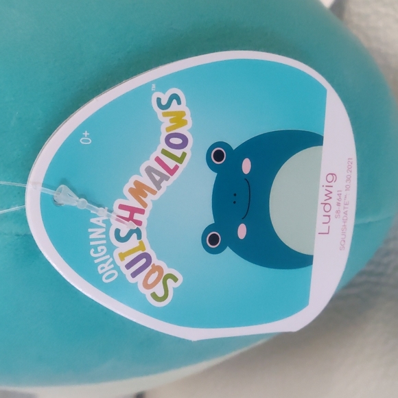 BNWT Squishmallows Ludwig the Frog 8" - Picture 4 of 6